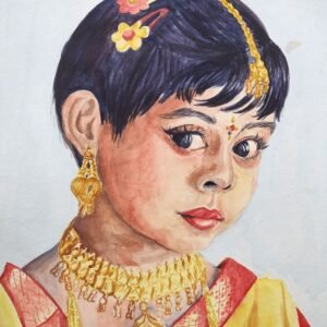 Watercolour Portrait – A3