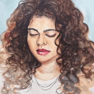 Watercolour Portrait A4